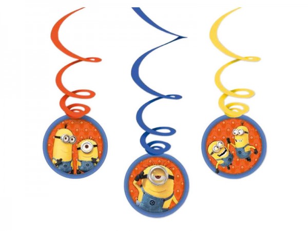 Dekospiralen Die Minions Spiralen 6 Stk.