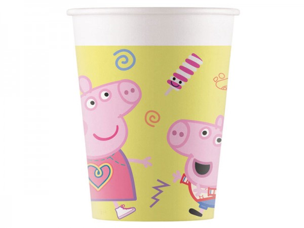 Partybecher Peppa Wutz Pappbecher Peppa Pig