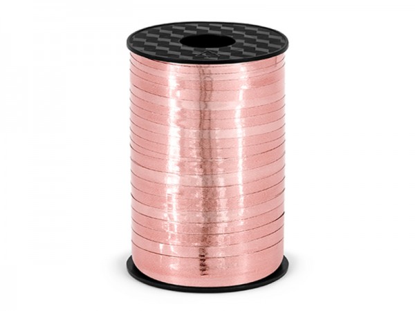 Ballonband Rosegold Metallic Geschenkband