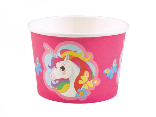 Eisbecher Einhorn Pappbecher