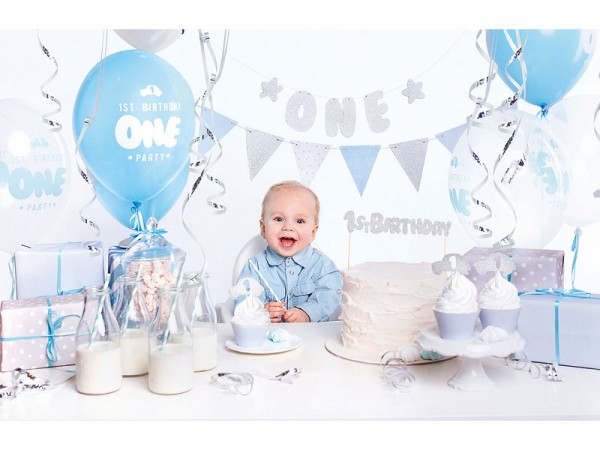 Geburtstagsdeko Set 1. Geburtstag Boy Partydeko Set für Kindergeburtstag