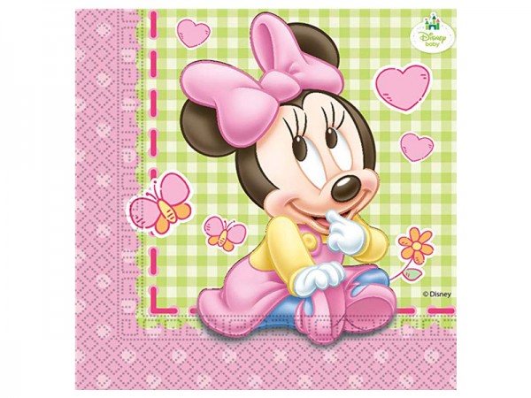 Servietten Baby Minnie Mouse