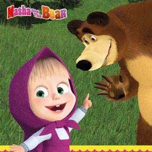 Mascha und der Bär Geburtstagsdeko
