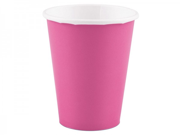 Partybecher pink Pappbecher