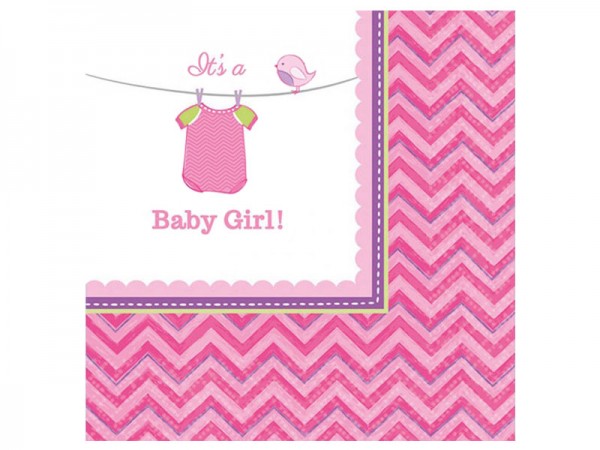 Servietten Baby Shower Girl Babyparty